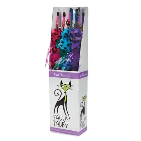 SAVVY TABBY Savvy Tabby US0812 12 Savvy Tabby Tickle Teasers Display 12 pcs US0812 12